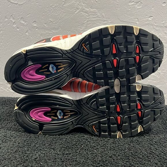 ?? NIKE AIR MAX TAILWIND 4 Men’s Sz 9 SUNS ORANGE/PURPLE/BLACK - EXCELLENT main image 12